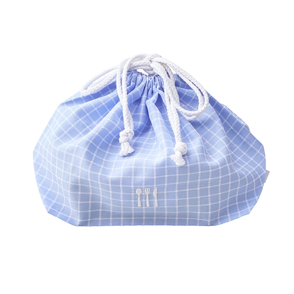 ランチ巾着 チェック