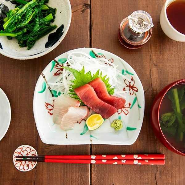 【WEB限定】中尾万作さんの桜半月皿