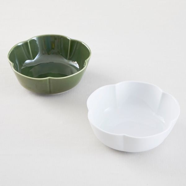 花型 取鉢 織部