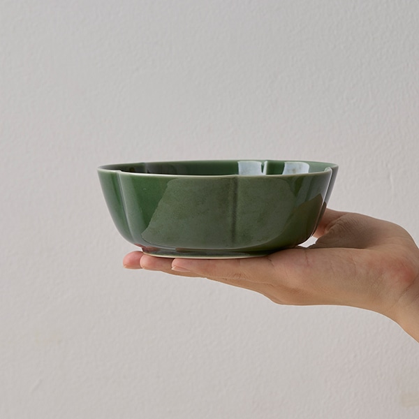 花型 取鉢 織部