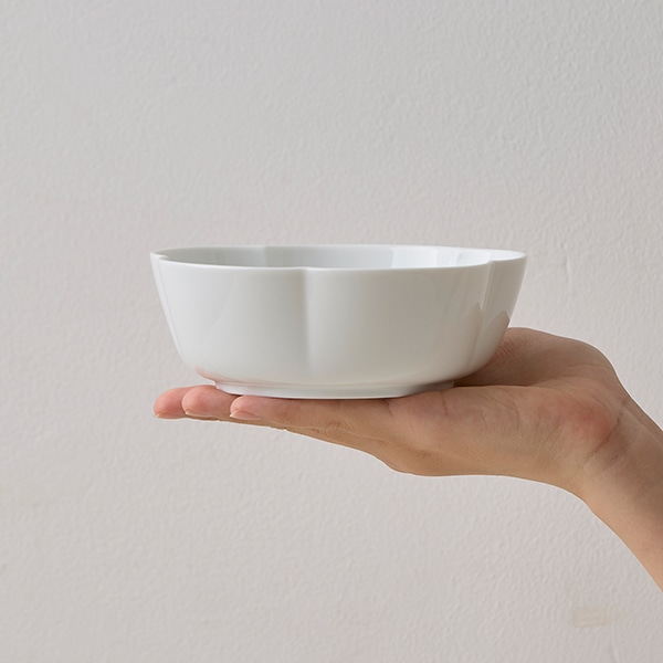 花型 取鉢 白磁