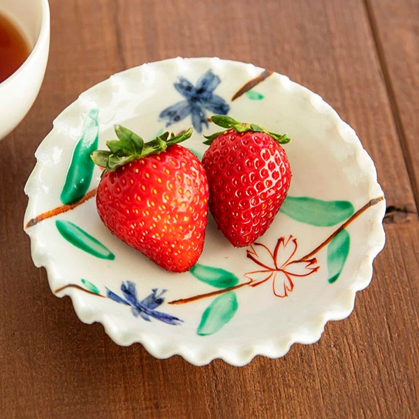 【WEB限定】中尾万作 桜輪花小皿 しだれ