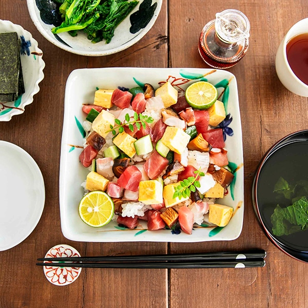 【WEB限定】中尾万作 しだれ桜 角皿