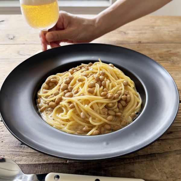 波佐見焼 うすリム深皿 黒