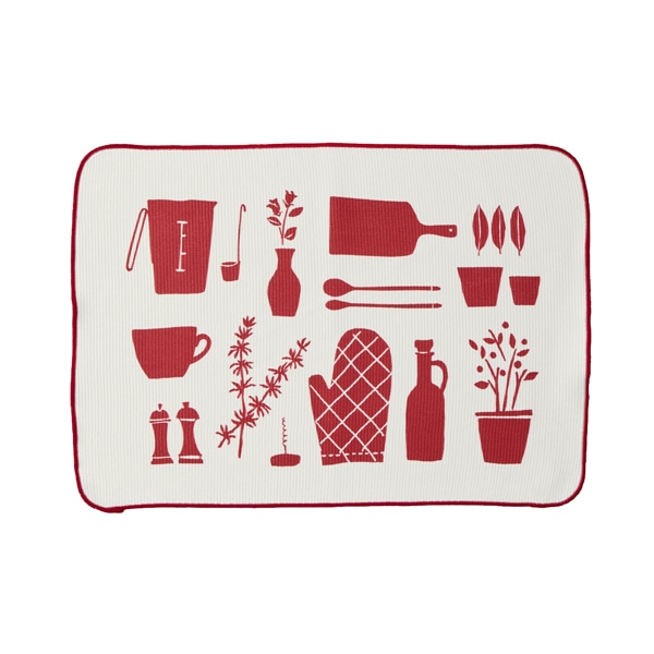 水切りマット&ふきん キッチンガーデン