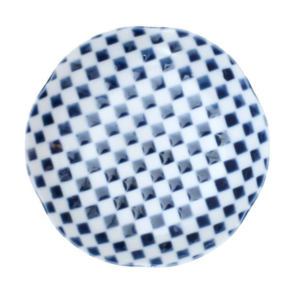 市松小皿 ネイビー
