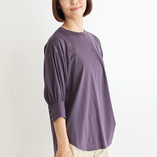 スーピマコットンスムースブラウス