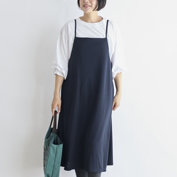 強撚スムースキャミワンピース