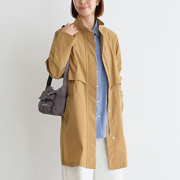 ロングアウター 撥水加工