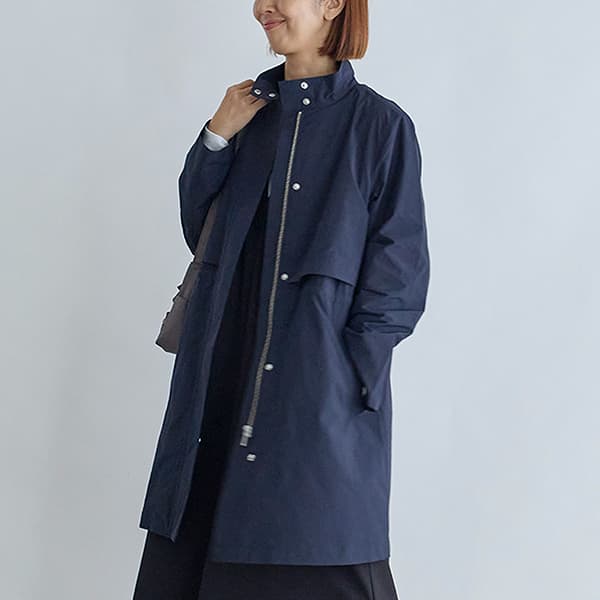 ロングアウター 撥水加工