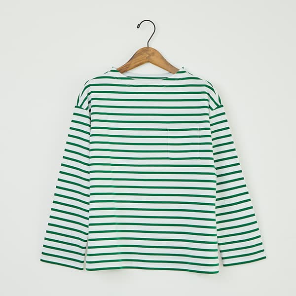 ハイゲージポンチボーダープルオーバー