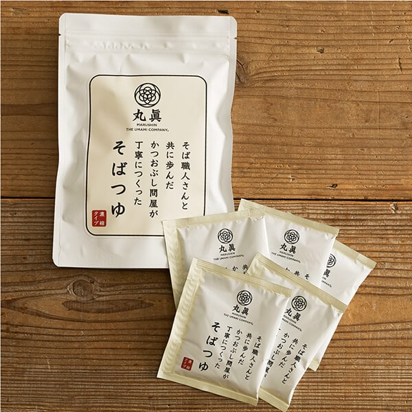 【WEB限定】丸眞さんのそば職人さんと共に歩んだかつおぶし問屋が丁寧につくったそばつゆ<濃縮タイプ>