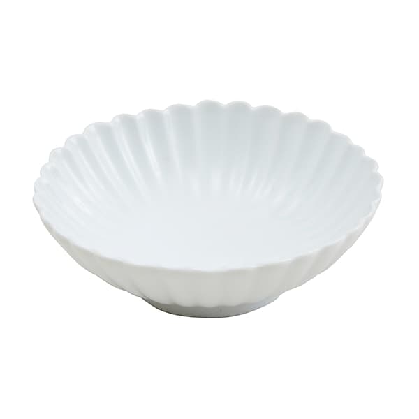 波佐見焼 輪花小鉢 白