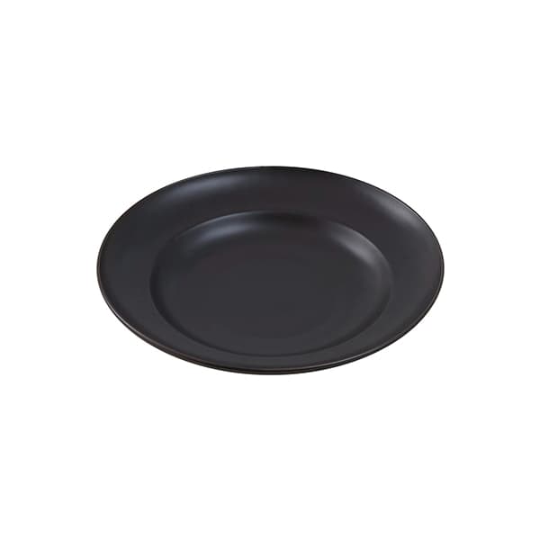 波佐見焼 うすリム取皿 黒