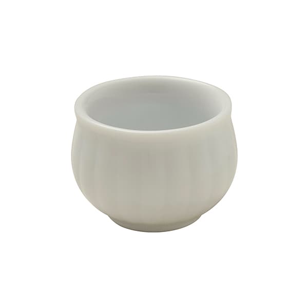 菊割おちょこ 白