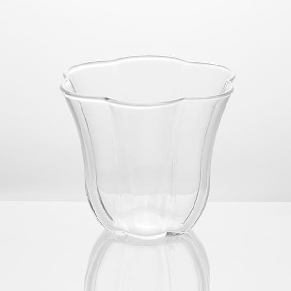 耐熱ガラス 輪花カップ M