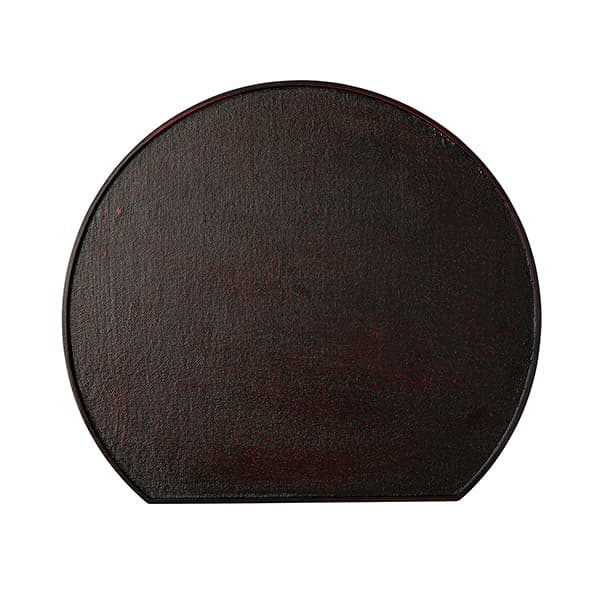 布貼り半月両面盆