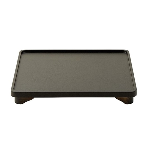 山中塗 足つき膳 黒