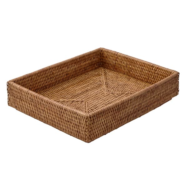 ラタン スクエアトレー