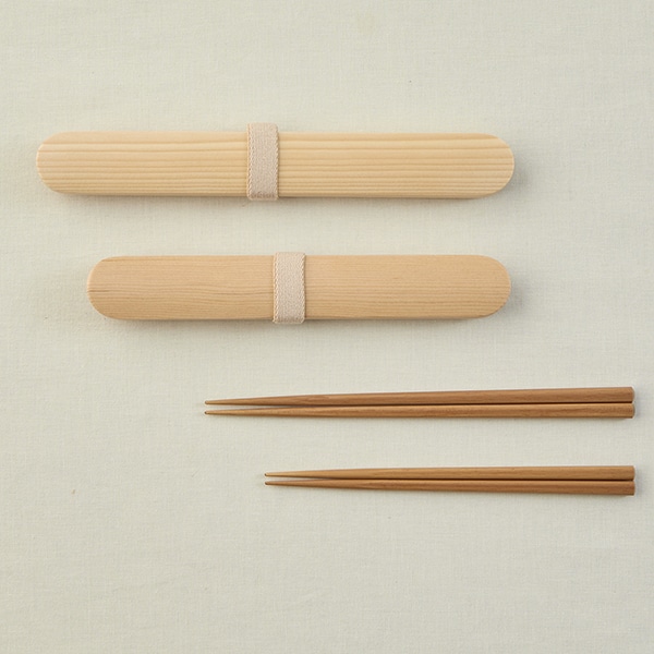 木製箸ケースセット 小