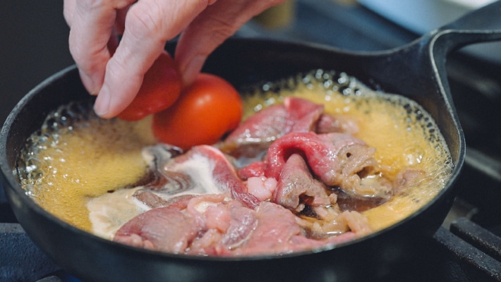 トマトすき焼き