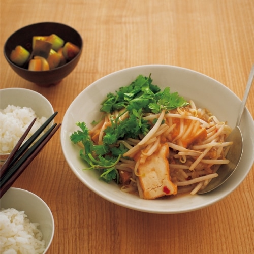 もやしと厚揚げの中華風炒め 野菜のおかず 料理家 栗原はるみ レシピ オンラインショップ 公式 ゆとりの空間