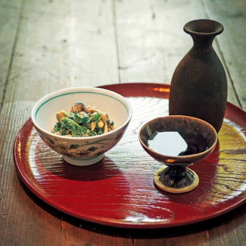 しめじとほうれん草のごまあえ