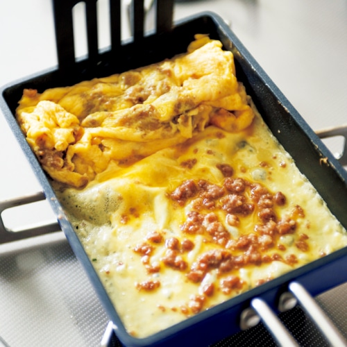 甘辛そぼろの卵焼き