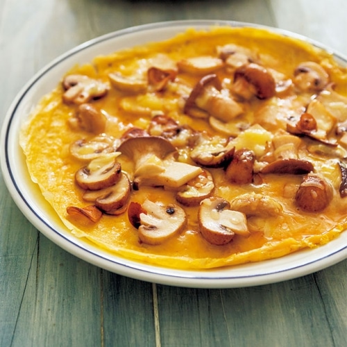 きのこのオムレツ