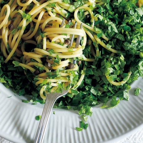 青じその和風パスタ