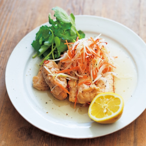 鶏ささみの南蛮漬け