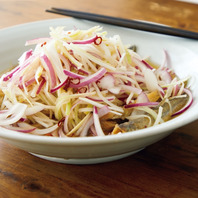 シシャモと大根の南蛮漬け