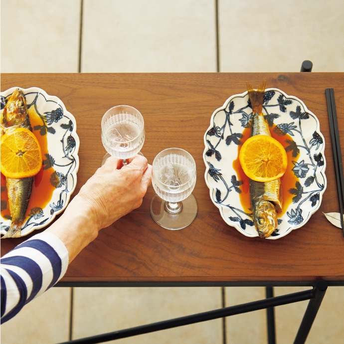 イワシのオレンジ煮