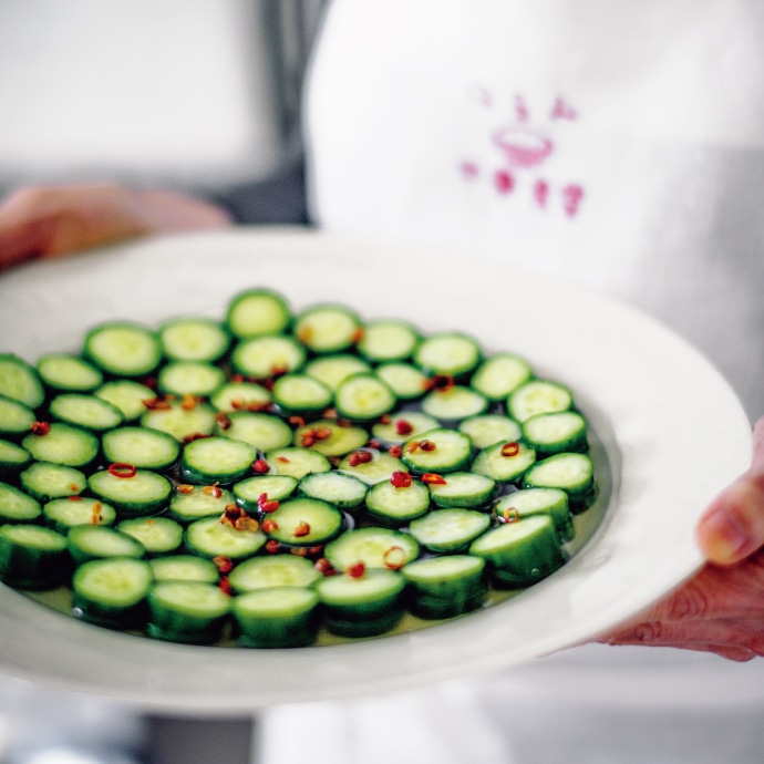 きゅうりの酢漬け