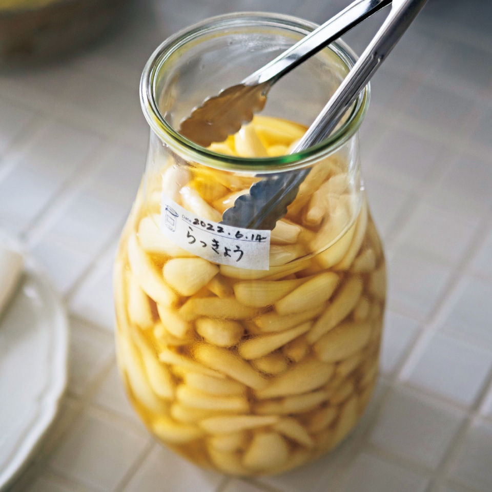 らっきょうの甘酢漬け