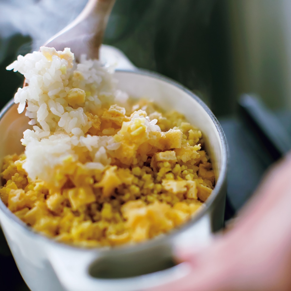 しょうがの炊き込みごはん