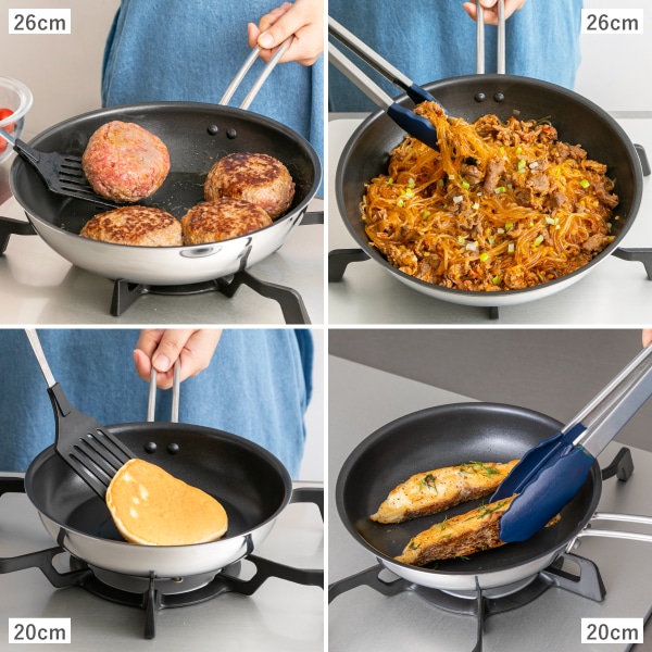 3層 IH対応浅型フライパン