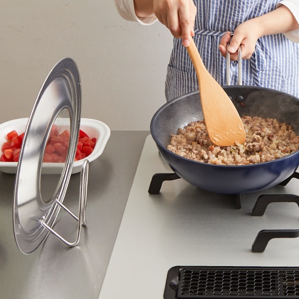 ステンレスフライパンカバー