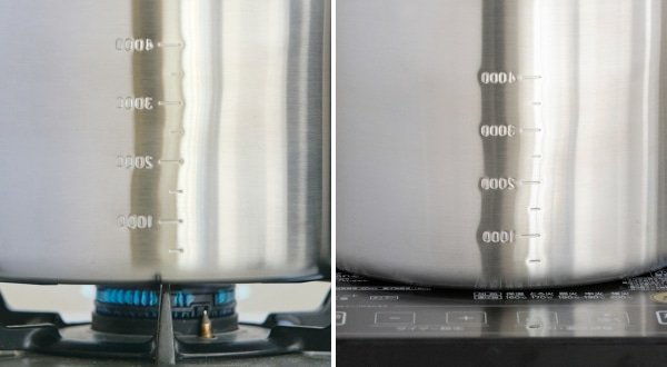 ハーフストレーナー付 パスタポット