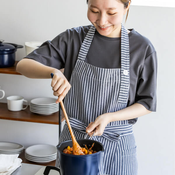 調理用スプーン小ネイビー