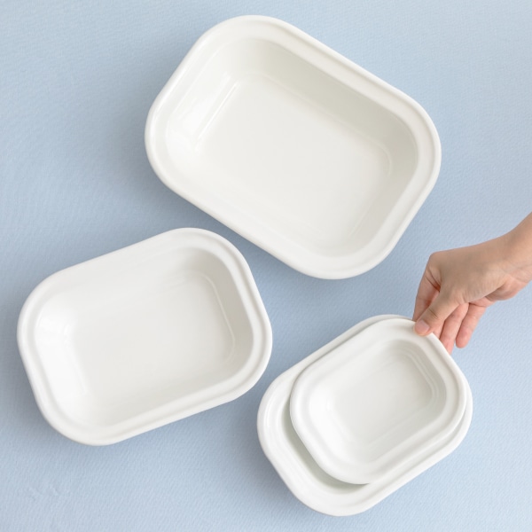 ホーロー スクエアディッシュ