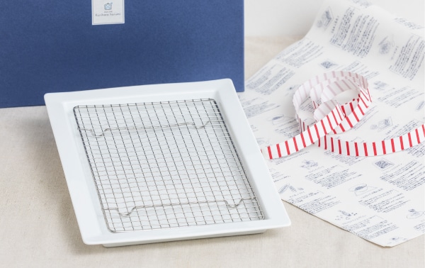 網付き バリエーショントレー 白磁